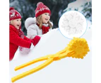 Snowball Clip Labor-saving Anti-deform Portable Cute Snow Flower Shape Snowball Making Tool for Gifts-S