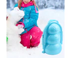 Snowball Clip Cute Reusable Snow Toy Cartoon 3D Penguin Model Snowball Model for Children-Blue