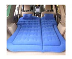 Blue Car Inflatable Bed SUV Auto Mattress Rear Row Car Travel Sleeping