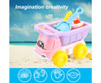 Beach Toy Kit Hand-eye Coordination Smooth Surface Vibrant Color Outdoor Summer Beach Toys Kit for Entertainment-6pcs
