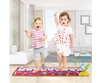 Toy Piano Mat Dance Mat Piano Keyboard Piano Mat Music Mats Touch Musical Carpet for Baby Toddler 100*36cm