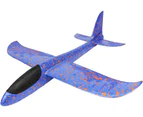 Comrade Children's Airplane Toy Outdoor Litter Glider Glider 48cm (Blue)