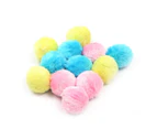 6 Pcs Cat Toys Furry Rattle Ball for Cat & Kitty