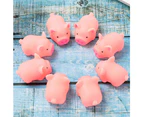 Miniature Pig Figurines,Cute Pink Piggy Toy,for Fairy Garden Decor