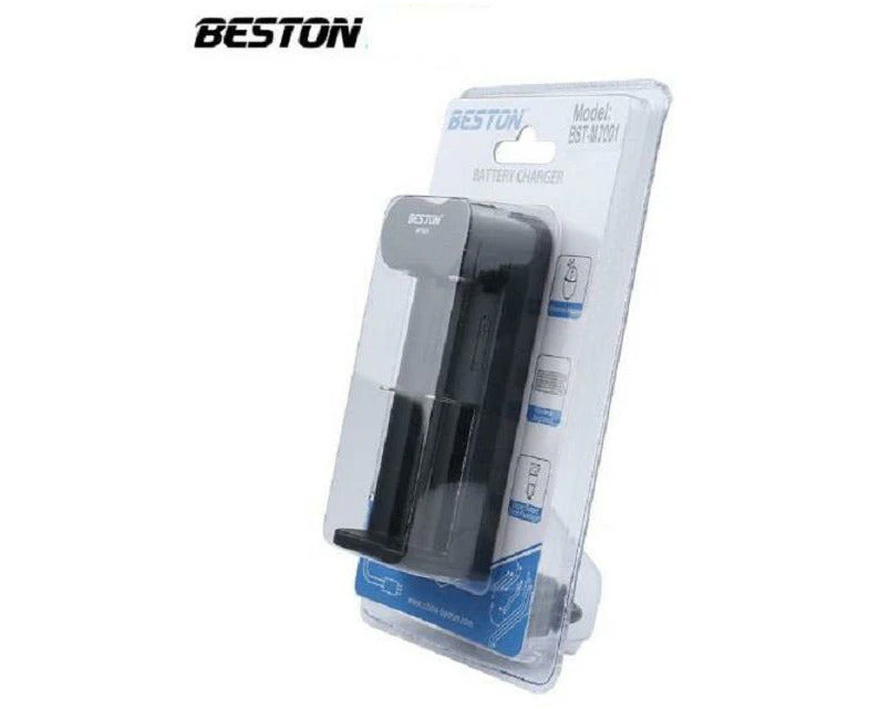 Beston Lithium 18650 Rechargeable Battery USB Charger 4.2V