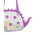 Mesh Beach Bag Adjustable Shoulder Strap Portable Cartoon Dinosaur Children Sand Away Shell Toy Storage Bag for Boys and Girls