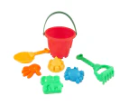 7Pcs/Set Kids Sand Beach Castle Bucket Spade Shovel Rake Model Water Tools Toy-7pcs