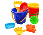 7Pcs/Set Kids Sand Beach Castle Bucket Spade Shovel Rake Model Water Tools Toy-7pcs