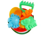 7Pcs/Set Kids Sand Beach Castle Bucket Spade Shovel Rake Model Water Tools Toy-7pcs