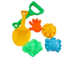 7Pcs/Set Kids Sand Beach Castle Bucket Spade Shovel Rake Model Water Tools Toy-7pcs