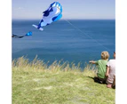 3D Soft Whale Frameless Flying Kite Outdoor Sports Toy Children Kids Funny Gift