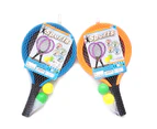 1Pair Kids Tennis Rackets with Badminton Balls Indoors Outdoors Playing Toy