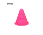 50Pcs Windproof Roller Skating Pile Cups Roadblock Obstacle Marker Training Tool