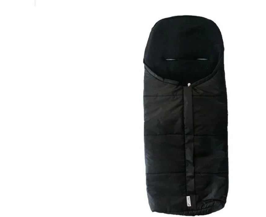 Safety 1st Footmuff Babydoune, winter footmuff for prams, pushchairs & buggies, folds into a bag and is machine washable, black