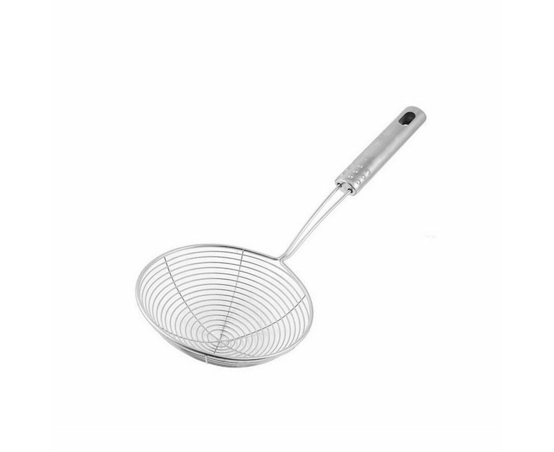 Metal Mesh Kitchen Utensil Fry Spoon Strainer Ladle Spider Skimmer