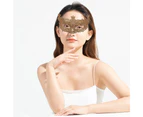 Luxury Mask – Women’s Stunning Masquerade Mask –– Disguise for Costume Party - Silver + Local Gold