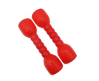 2Pcs Children Non-slip Dumbbells Arm Muscles Training Hand Weights for Fitness Red