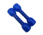 2Pcs Children Non-slip Dumbbells Arm Muscles Training Hand Weights for Fitness Blue