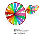 1 Set Windmill Toy Eco-friendly Funny Plastic Pins Wind Spinner Toy Kit for Children