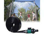 8/10/12/15/20m Kids Trampoline Sprinkler Outdoor Water Park Mist Cooling Kit