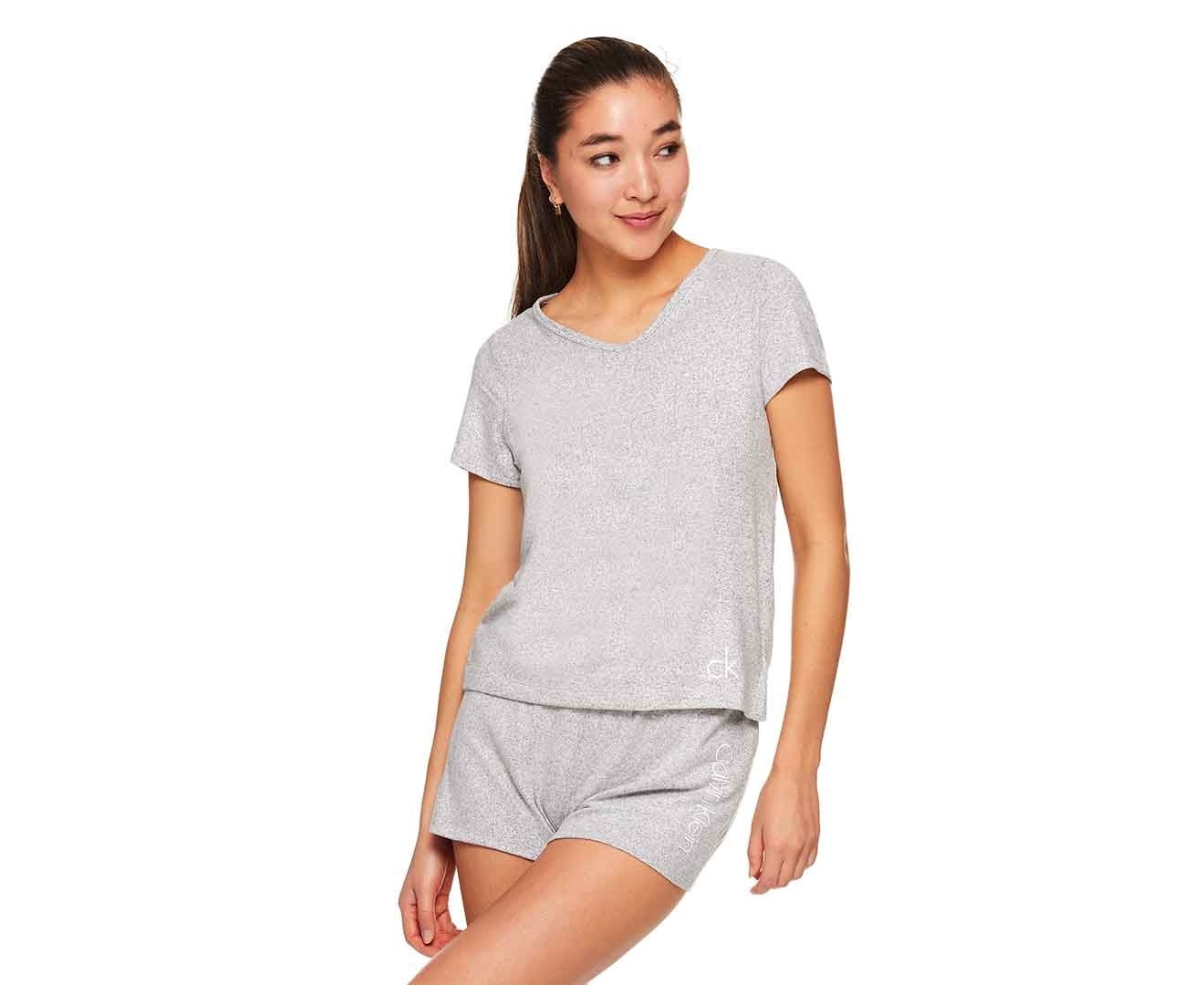 Calvin Klein Short Sleeve Pajama Sets for Women