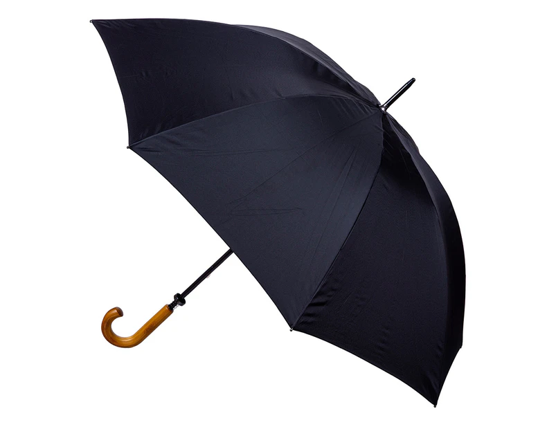 Clifton Men’s 119cm Classic Style Windproof UPF50+ UV Walking Umbrella Black