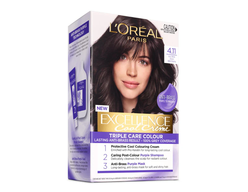 L'Oreal Excellence Cool Creme - 4.11 Ultra Ash Brown