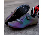 1Pair Cleats Spinning Shoes Impact Resistant Breathable Anti-slip Men Cycling Cleats Shoes for Outdoor Multicolor 41