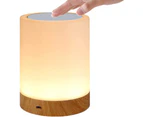 LED Touch Light with Color Changing Bedside Lamp - USB Charging Port