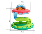 Round Flying Discs Toy Easy to Operate Burr-free Parent-child Interaction Bracelet Birthday Flying Saucer Toy for Outdoor