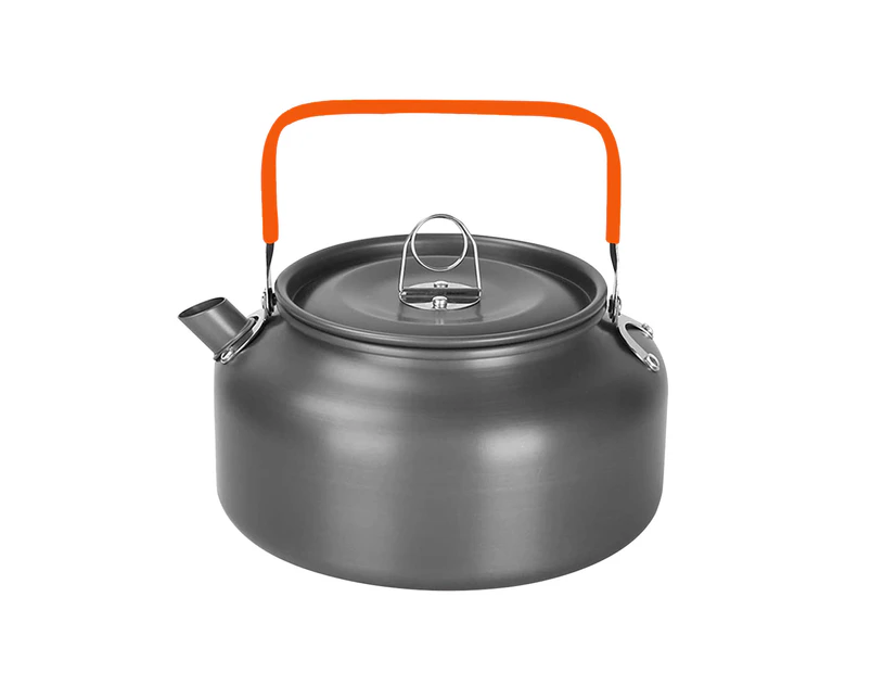 1.2L Portable Camping Kettle Anti-scalding Water Boiler for Outdoor Orange