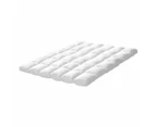 Luxury Mattress Topper Protector Cover White - Queen