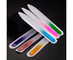 8x Durable Nail File Crystal Glass Buffer Art Files Manicure Device Acrylic Gel