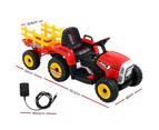 Rigo Kids Electric Ride On Car Tractor Toy Cars 12V Red