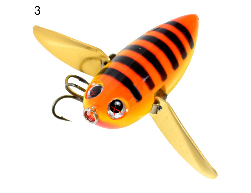 12.5g 5.8cm Bee Bait Solid Treble Hook Hard Artificial Insect Bee Bionic  Lure Accessories for Outdoor 3