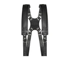 Camera Strap Accessory For Two Cameras - Double Shoulder Leather Harness - Coiro Multi-camera Gear For Dslrslr Straps - Brown