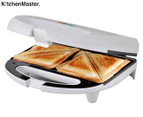 Kitchen Master 2 Slice Electric Sandwich Maker Non-Stick Toastie Press Toaster