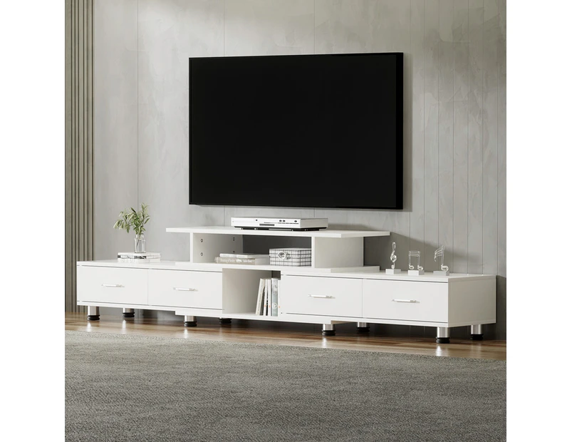 Artiss TV Cabinet Entertainment Unit Stand Wooden 160CM To 220CM Lowline Storage