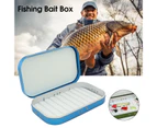 Universal Lure Hook Box Easy Using Convenient to Carry High Hardness Fishing Tackle Box Sea Fishing Accessory Blue