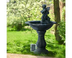 Gardeon Solar Water Feature with LED Lights Angel 94cm