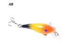 5.7cm 4.4g 3D Artificial Fishing Lifelike Hard Lure Minnow Wobbler Swim Bait 1#