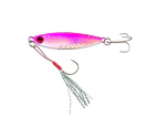 5cm 10g Metal Sequin Simulation Fish Fishing Bait Hard Lure with Double Hooks Double Hook Luminous Red*