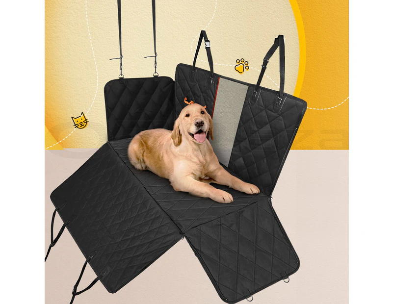 i.Pet Pet Car Seat Cover Dog Back Waterproof Protector Hammock Non Slip Rear Mat