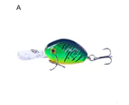 6.5cm 7.5g Attractive Artificial Bait 3D Fish Eyes Long Throwing Distance Sturdy Cute Chubby Fake Bait for Fishing Lovers A