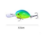 6.5cm 7.5g Attractive Artificial Bait 3D Fish Eyes Long Throwing Distance Sturdy Cute Chubby Fake Bait for Fishing Lovers E