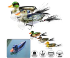 7cm Artificial Duck Shape Fish Hard Lure Bait River Ocean Fishing Tackle Tools A