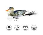7cm Artificial Duck Shape Fish Hard Lure Bait River Ocean Fishing Tackle Tools A