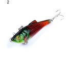 7cm/6.6g VIB Lifelike Fishing Lure Tackle Plastic Hard Colorful Artificial Bait 6#