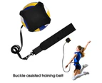 Training Belt Adjustable High Elasticity Accessories Premium Volleyball Training Belt for Beginner  Black