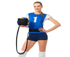 Training Belt Adjustable High Elasticity Accessories Premium Volleyball Training Belt for Beginner  Black